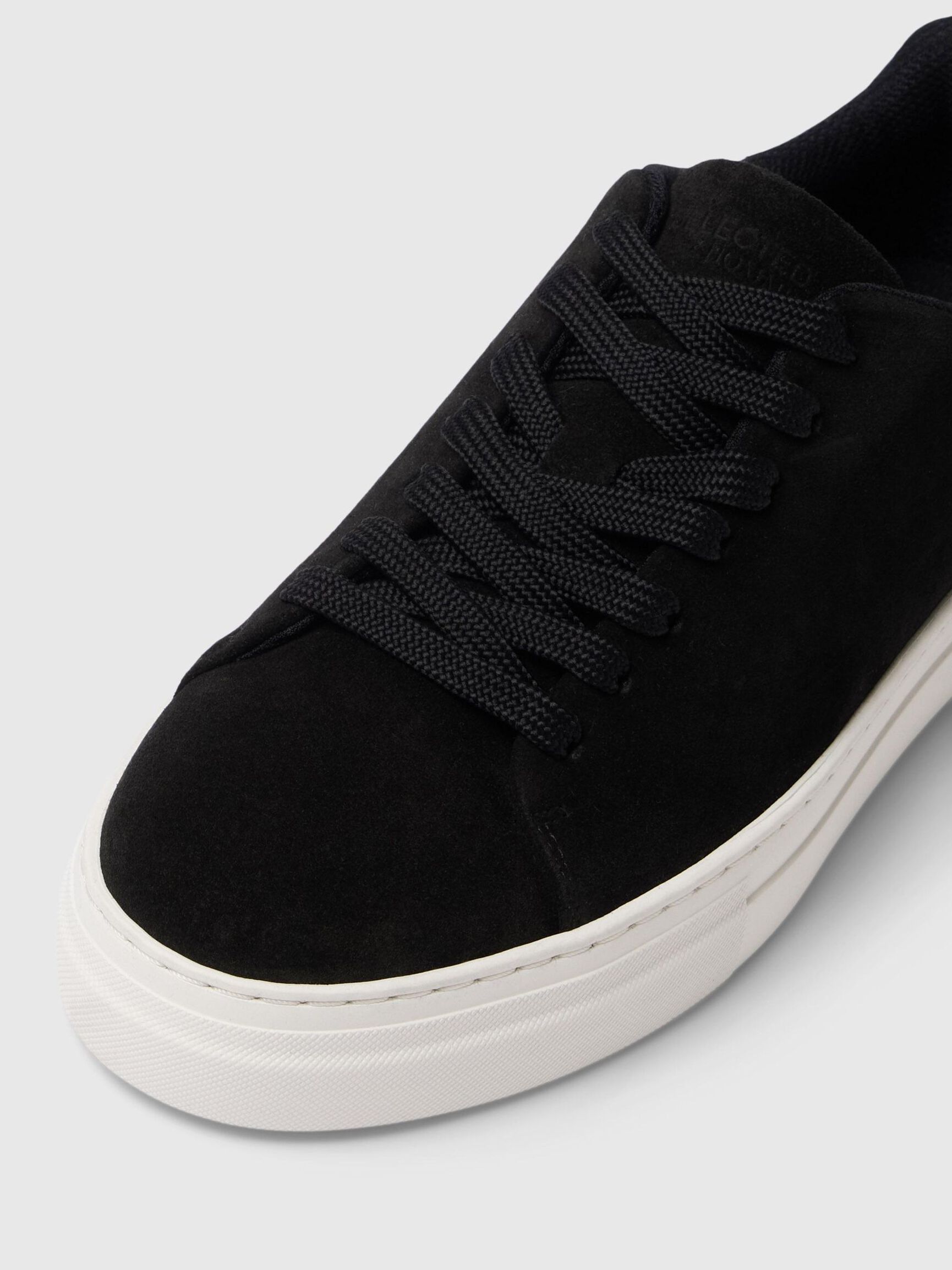 CHUNKY SUEDE  TRAINERS, Black, highres