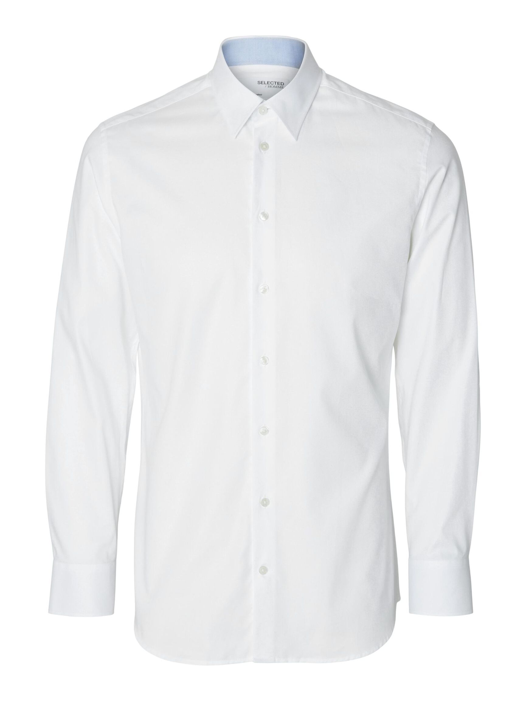 COTTON SHIRT, White, highres