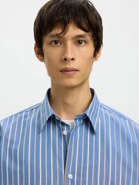 RELAXED FIT LANGARMHEMD, Medieval Blue, highres