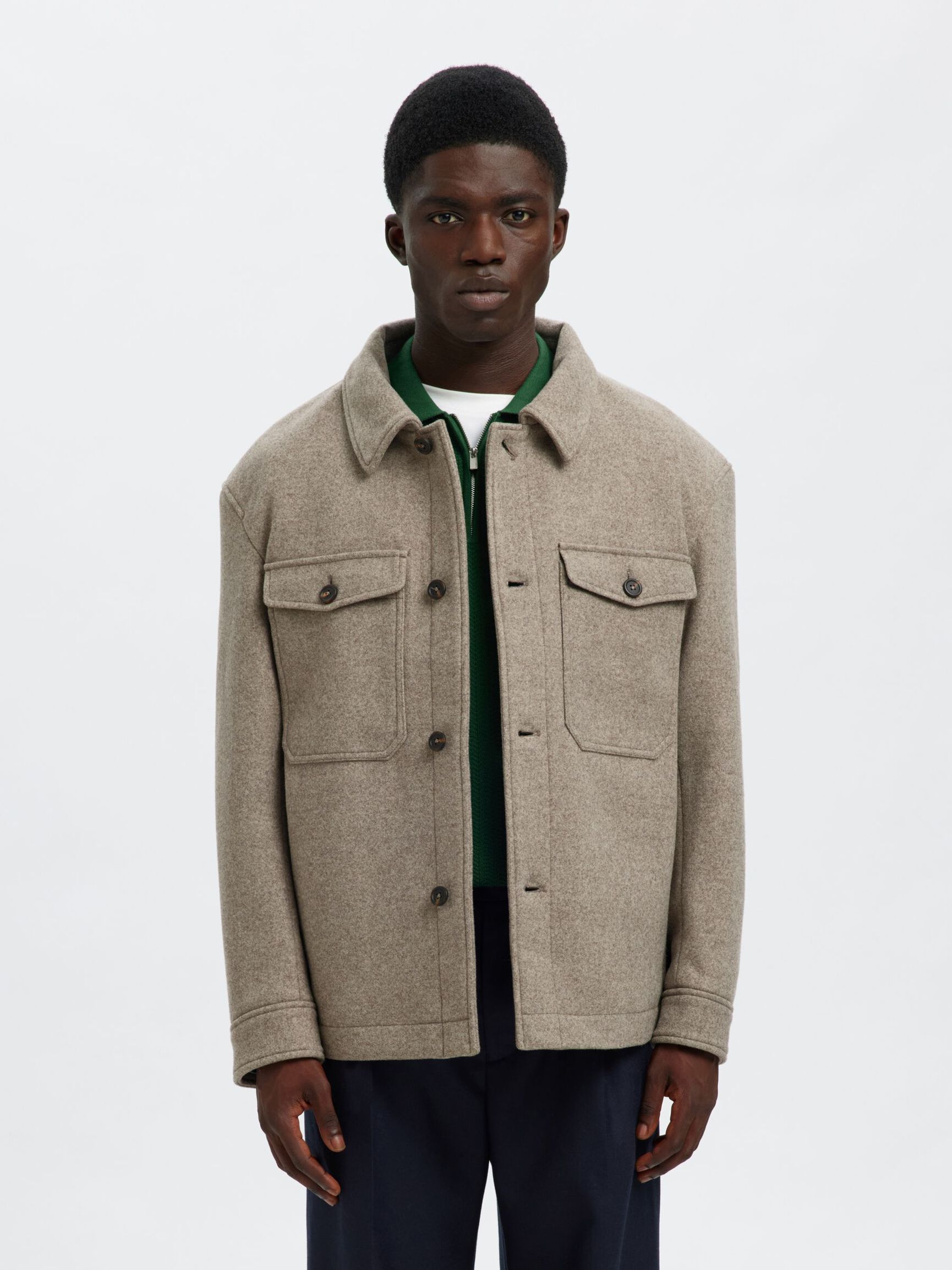 WOLLMIX SHACKET, Deep Taupe, highres