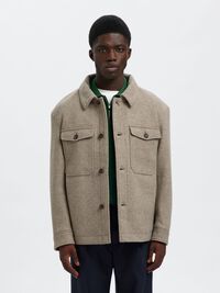 WOLLMIX SHACKET, Deep Taupe, highres