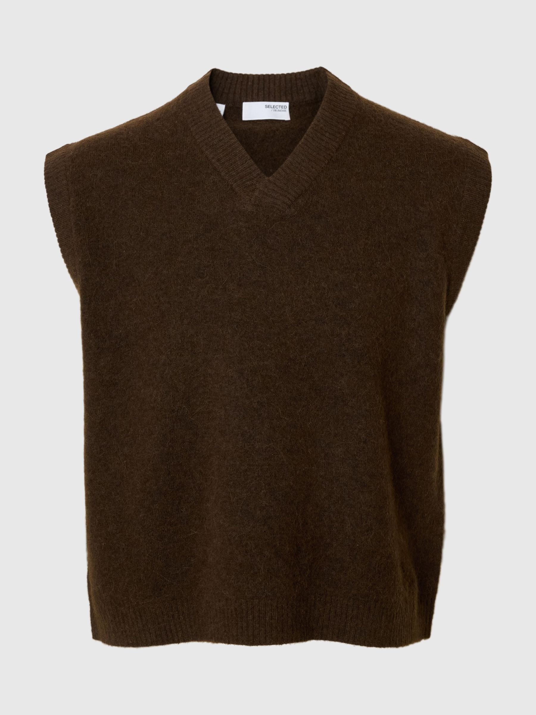 COUPE DÉCONTRACTÉE GILET TRICOTÉ, Delicioso, highres