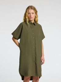 COTTON SHIRT DRESS, Kalamata, highres