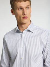 FORMELL SLIM FIT SKJORTE, Bright White, highres