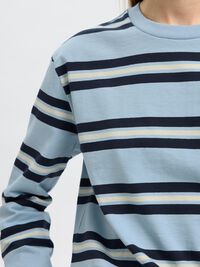 BOXY FIT LONGSLEEVE, Cashmere Blue, highres