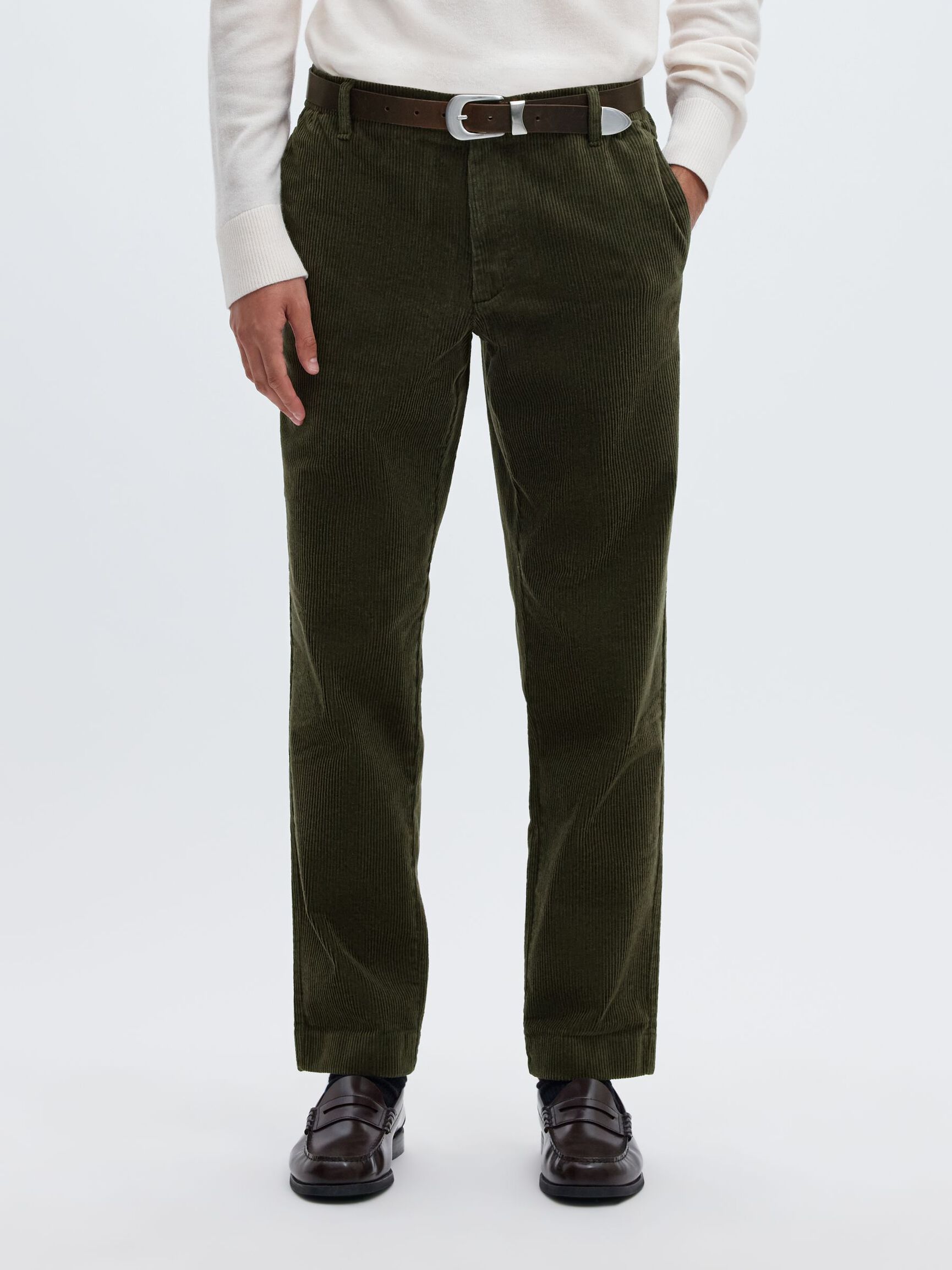 190 REGULAR TAPERED FIT JEANS, Forest Night, highres