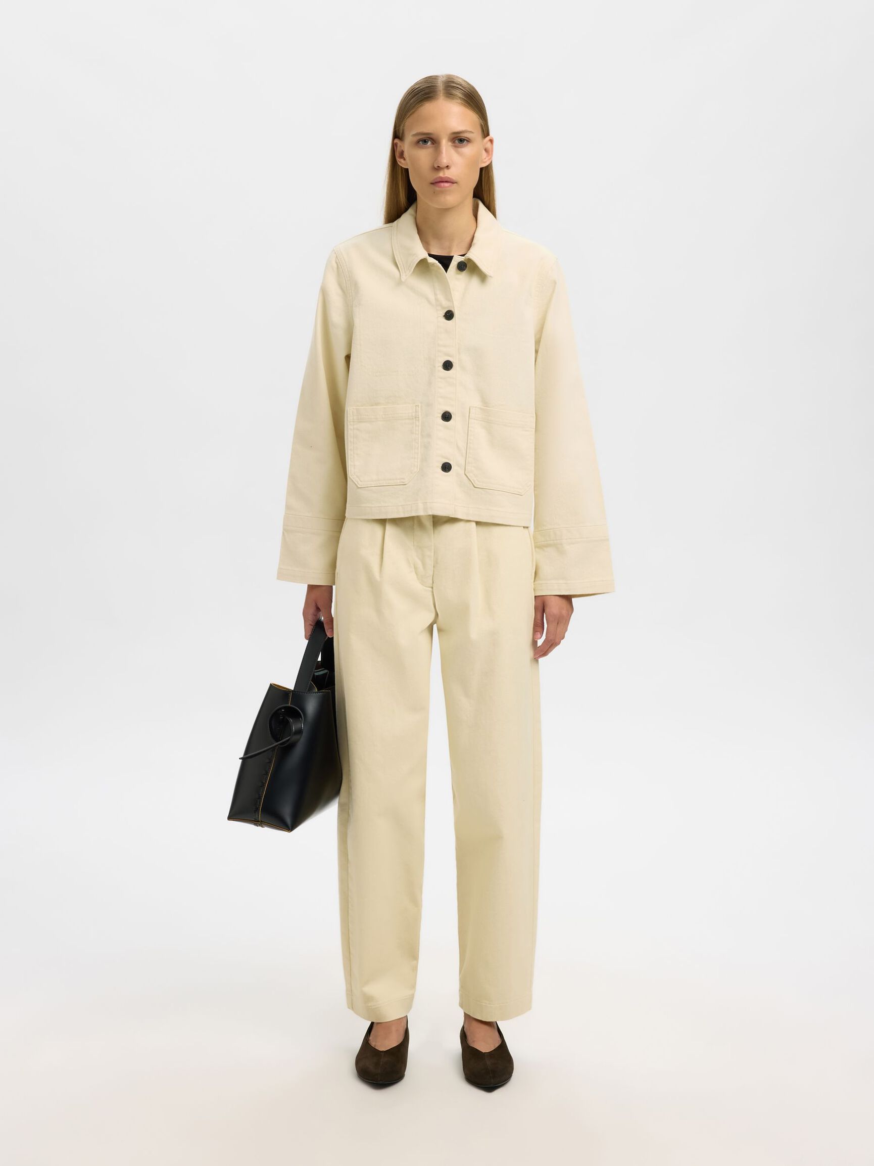 BESKURNA JEANSJACKA, Birch, highres