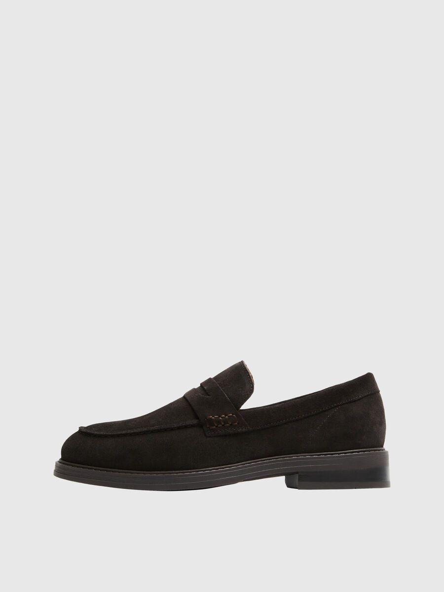 Selected SUEDE LOAFERS, Demitasse, highres - 16088835_Demitasse_001.jpg