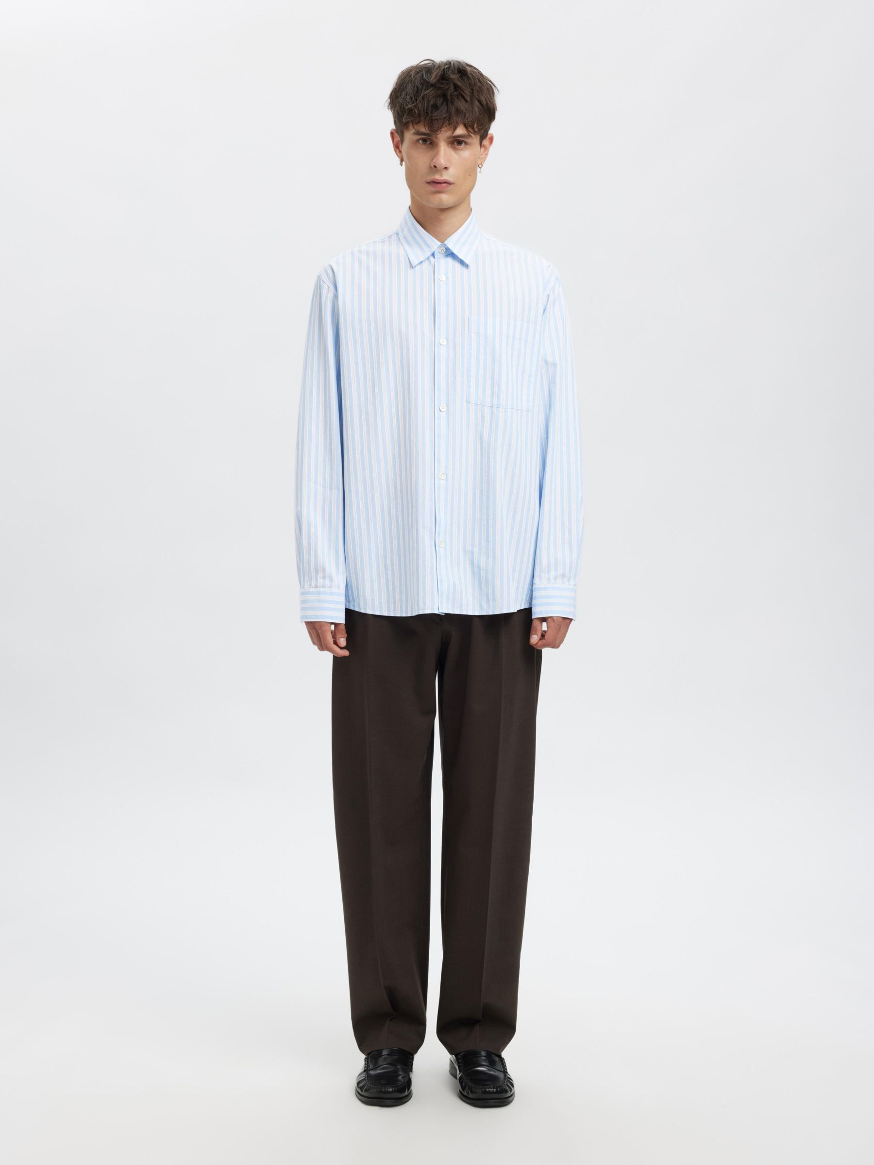 RELAXED FIT HEMD, Cashmere Blue, highres