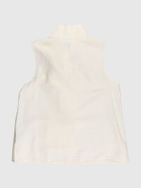 TIE NECK SLEEVELESS TOP, Birch, highres