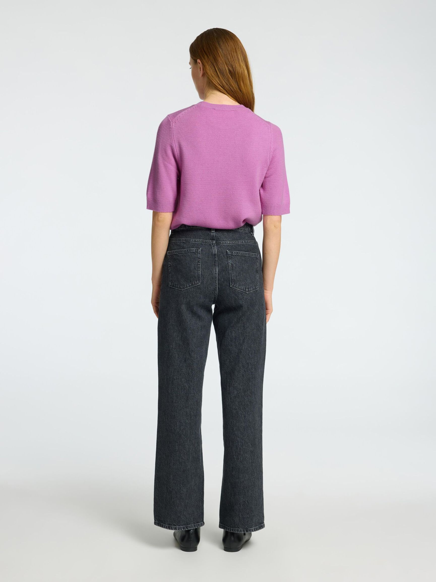 CASHMERE BLEND TOP, First Bloom, highres