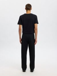 220 LOOSE-FIT TROUSERS, Black, highres