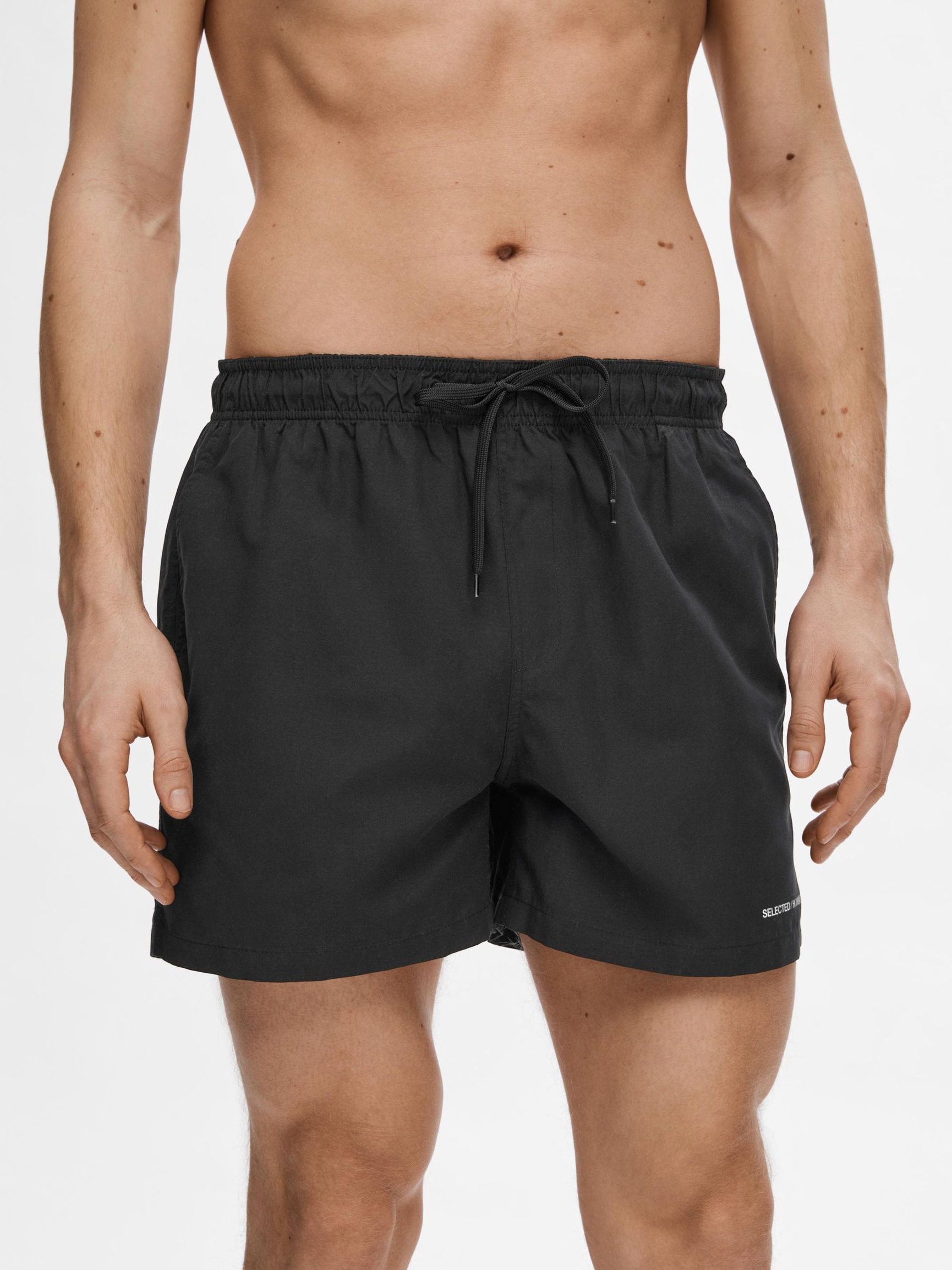 KLASSISCHE BADESHORTS, Black, highres