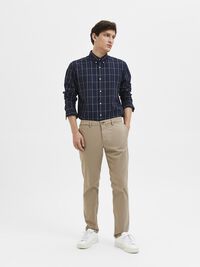 175 SLIM FIT FLEX CHINOS, Greige, highres