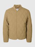 Selected VATTERTE POLSTRET JAKKE, Greige, highres - 16099380_Greige_001.jpg