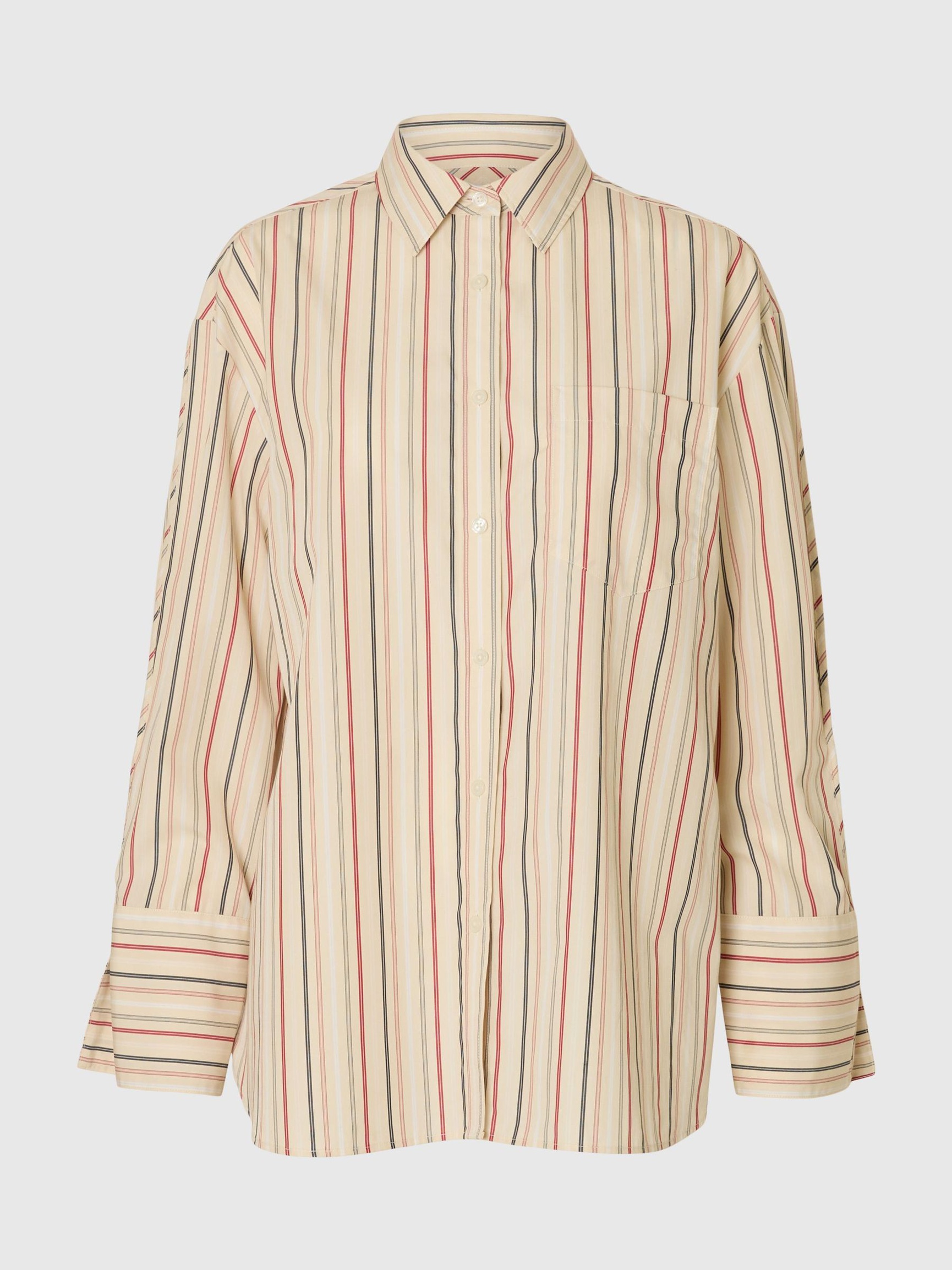CAMICIA A RIGHE, Birch, highres