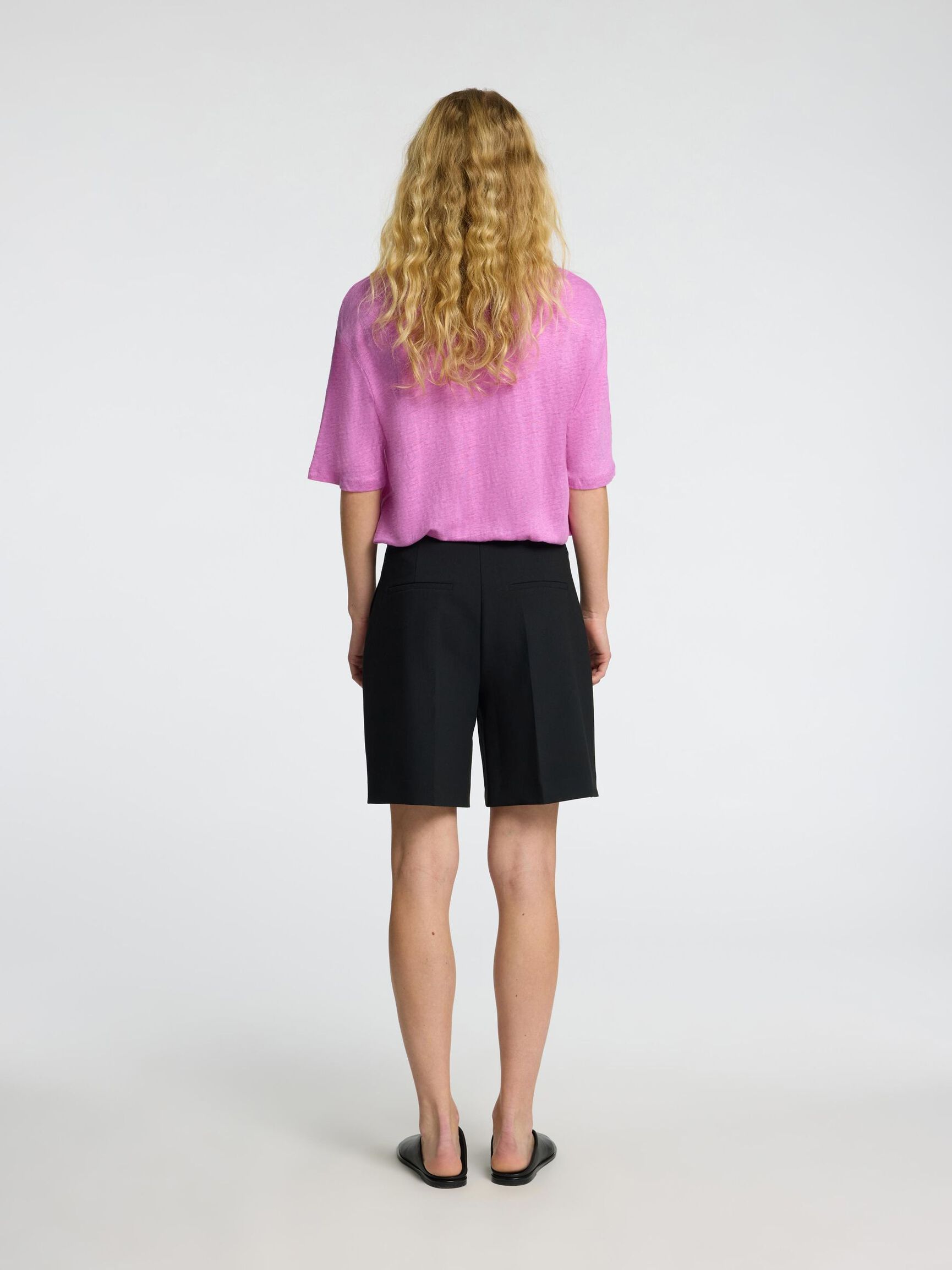 LINNEN T-SHIRT, First Bloom, highres