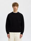 Selected 100% BAUMWOLL SWEATSHIRT, Black, highres - 16099829_Black_003.jpg