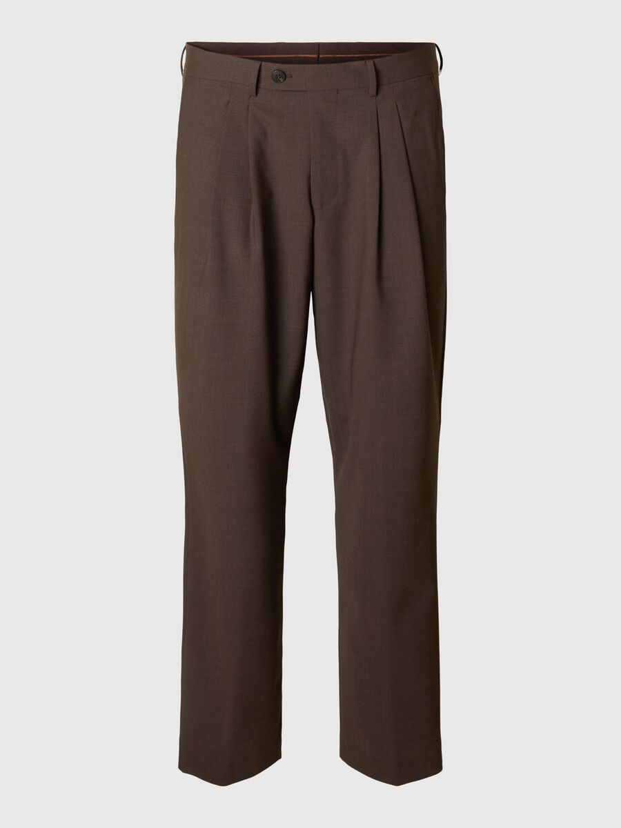 Product tile image - RELAXED FIT SUIT TROUSERS, Delicioso | 16099479_Delicioso