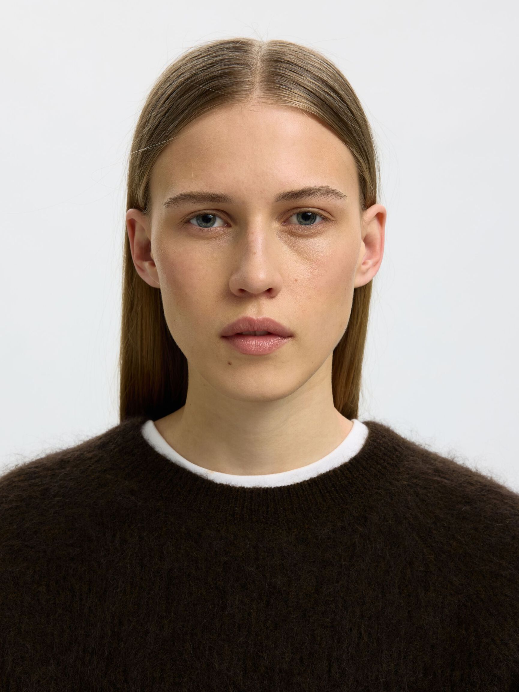 MOHAIRBLANDING STRIKTRØJE, Delicioso, highres