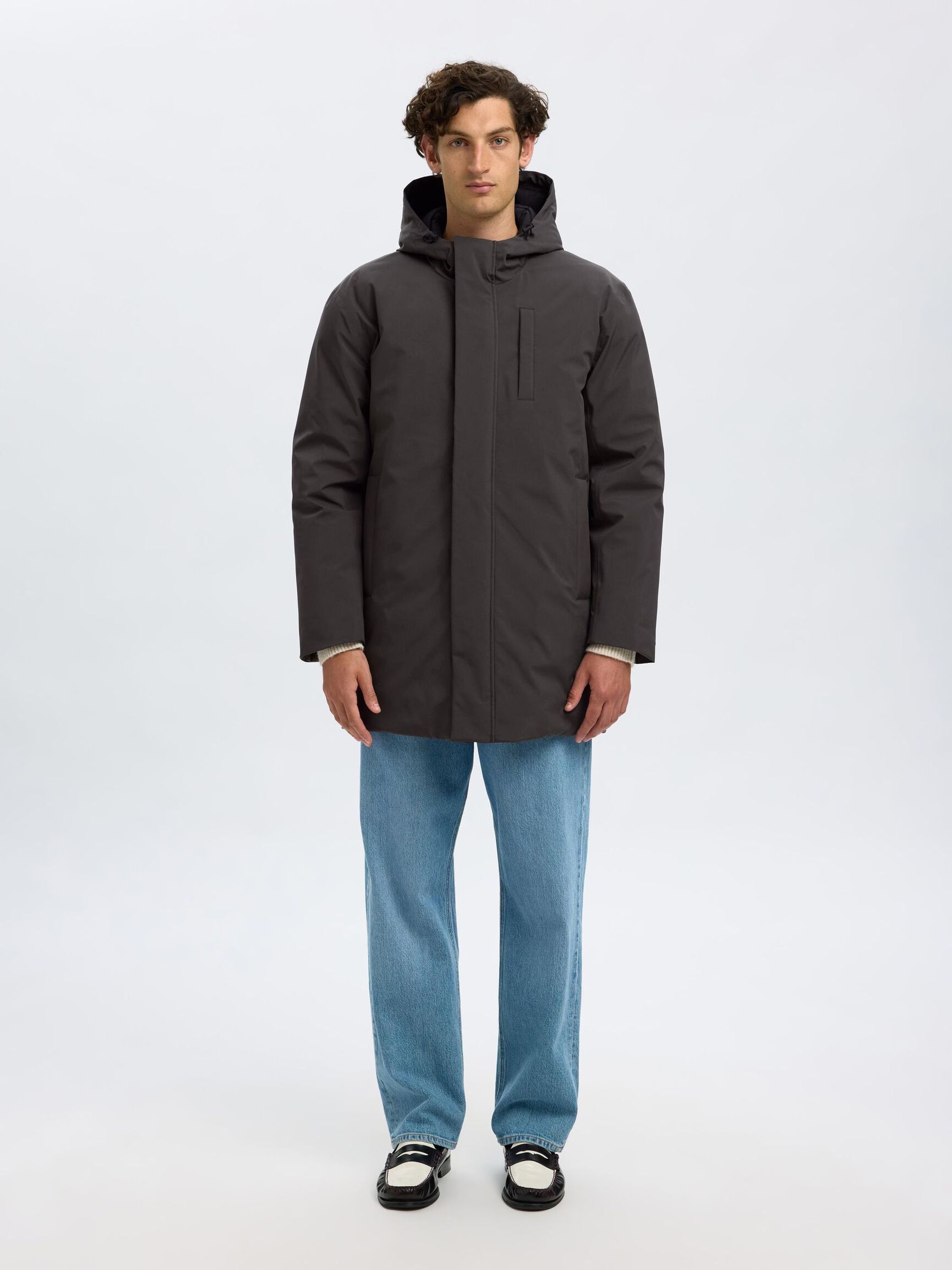 TECHNICAL PARKA COAT, Kambaba, highres