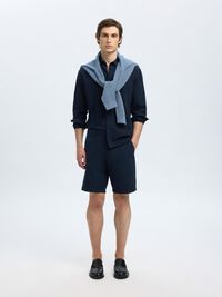 SEERSUCKER SHORTS, Sky Captain, highres