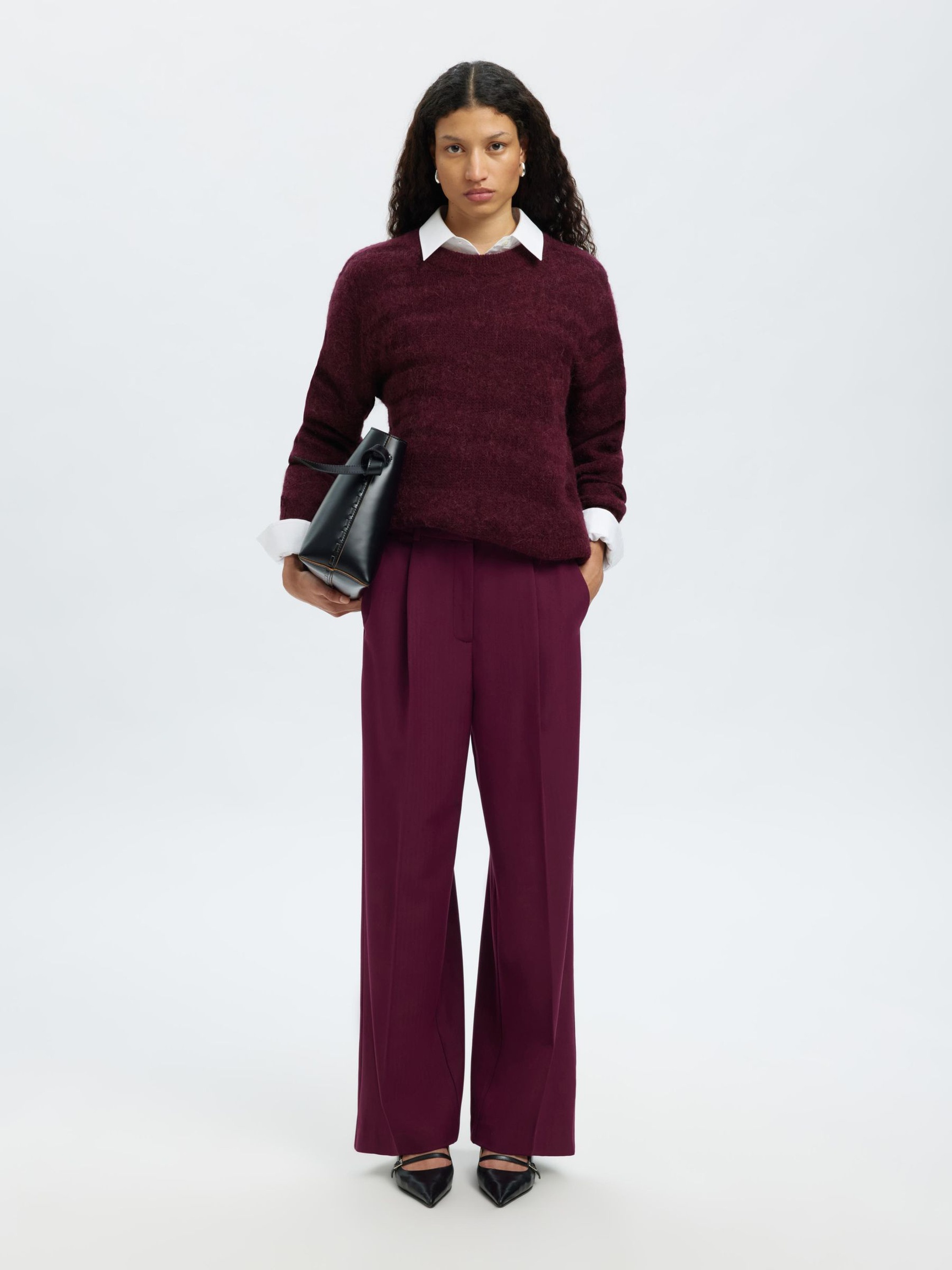 LANGARM STRICKPULLOVER, Fig, highres
