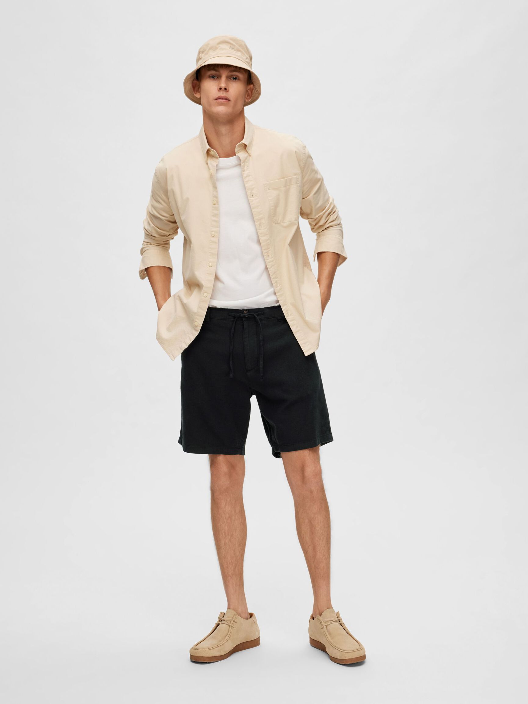 COMFORT FIT SHORTS, Black, highres