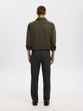 Selected VISCOSE BLEND PLEATED TROUSERS, Dark Grey Melange, highres - 16094358_DarkGreyMelange_004.jpg