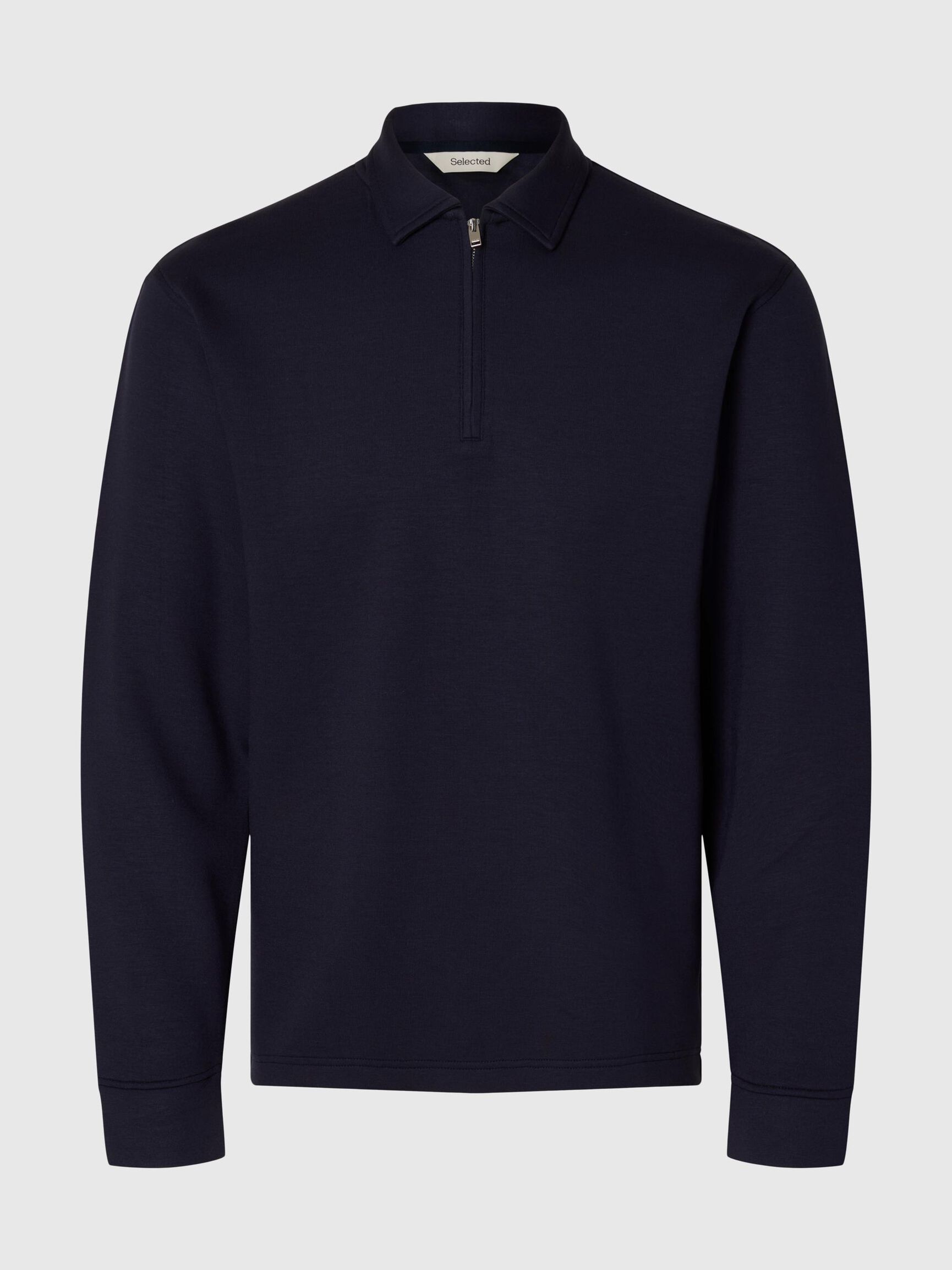 POLO STYLE SWEATSHIRT, Sky Captain, highres
