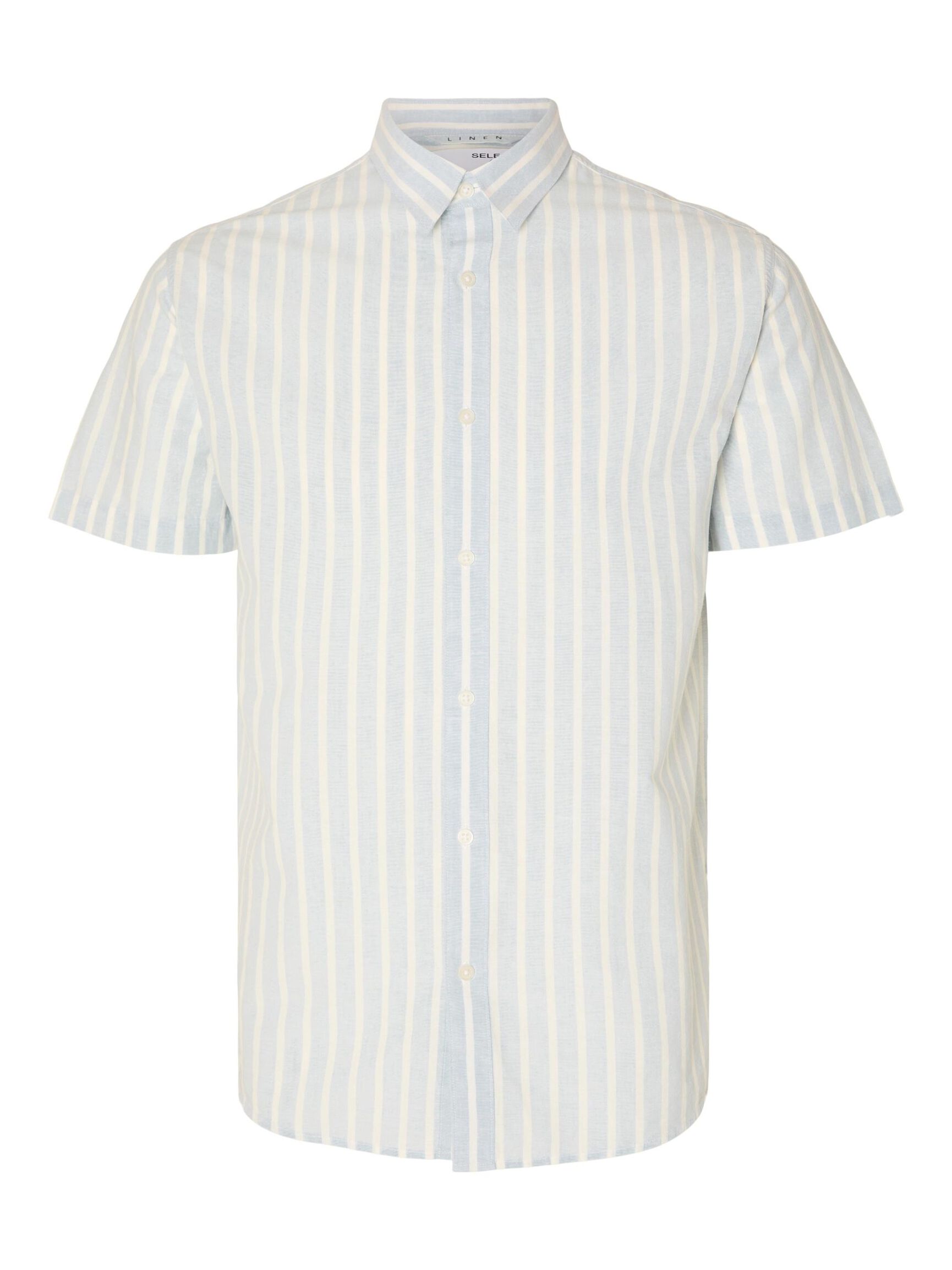 KLASSISCHES KURZARMHEMD, Cashmere Blue, highres
