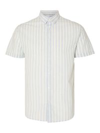 KLASSISCHES KURZARMHEMD, Cashmere Blue, highres