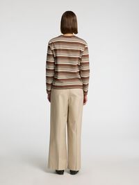 BOXY FIT LONGSLEEVE, Chestnut, highres