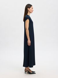 KURZARM MAXIKLEID, Dark Sapphire, highres