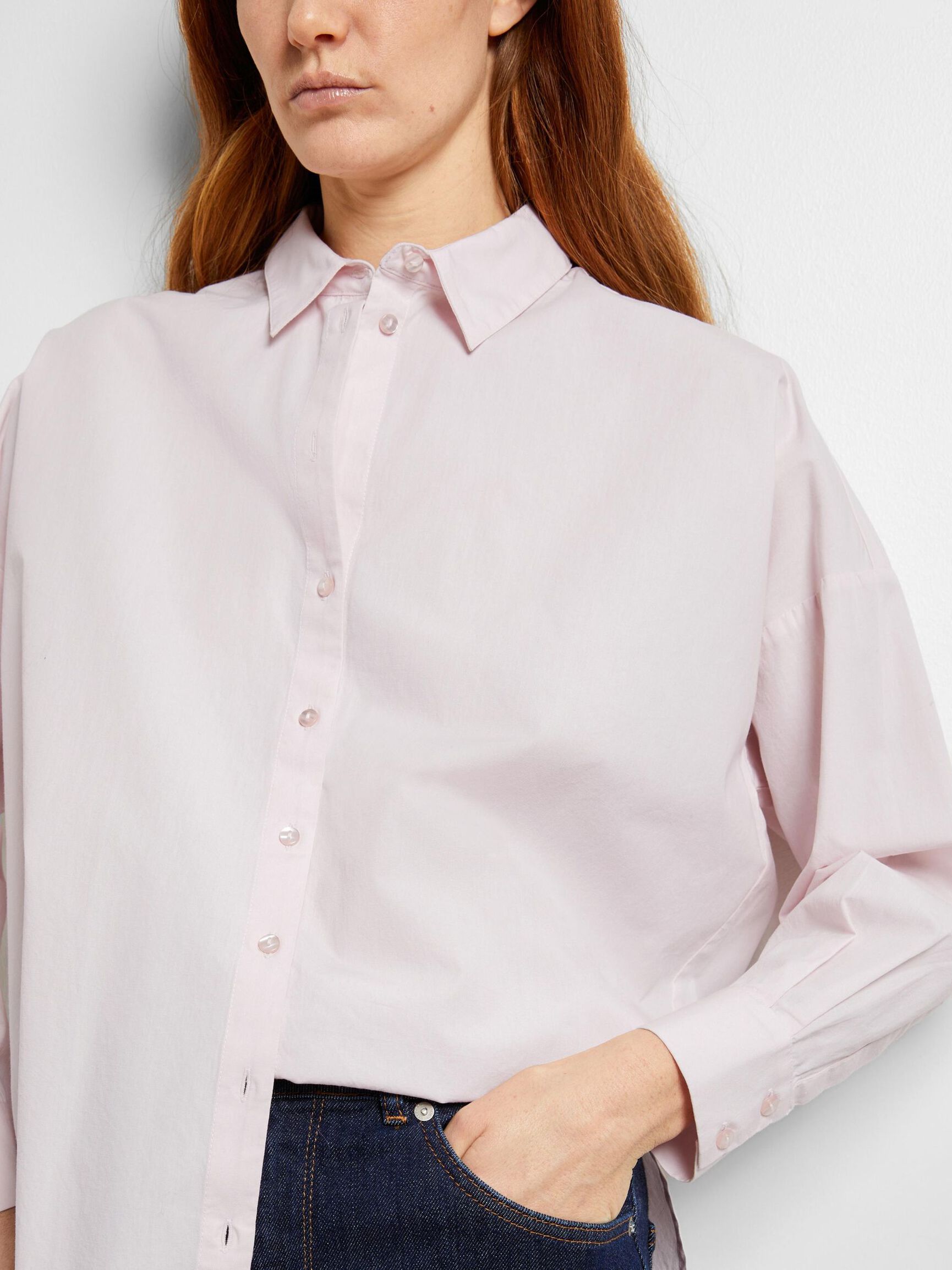 CORTE OVERSIZE CAMISA, Cradle Pink, highres
