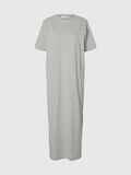 Selected MAXI SHORT SLEEVED DRESS, Light Grey Melange, highres - 16096501_LightGreyMelange_001.jpg