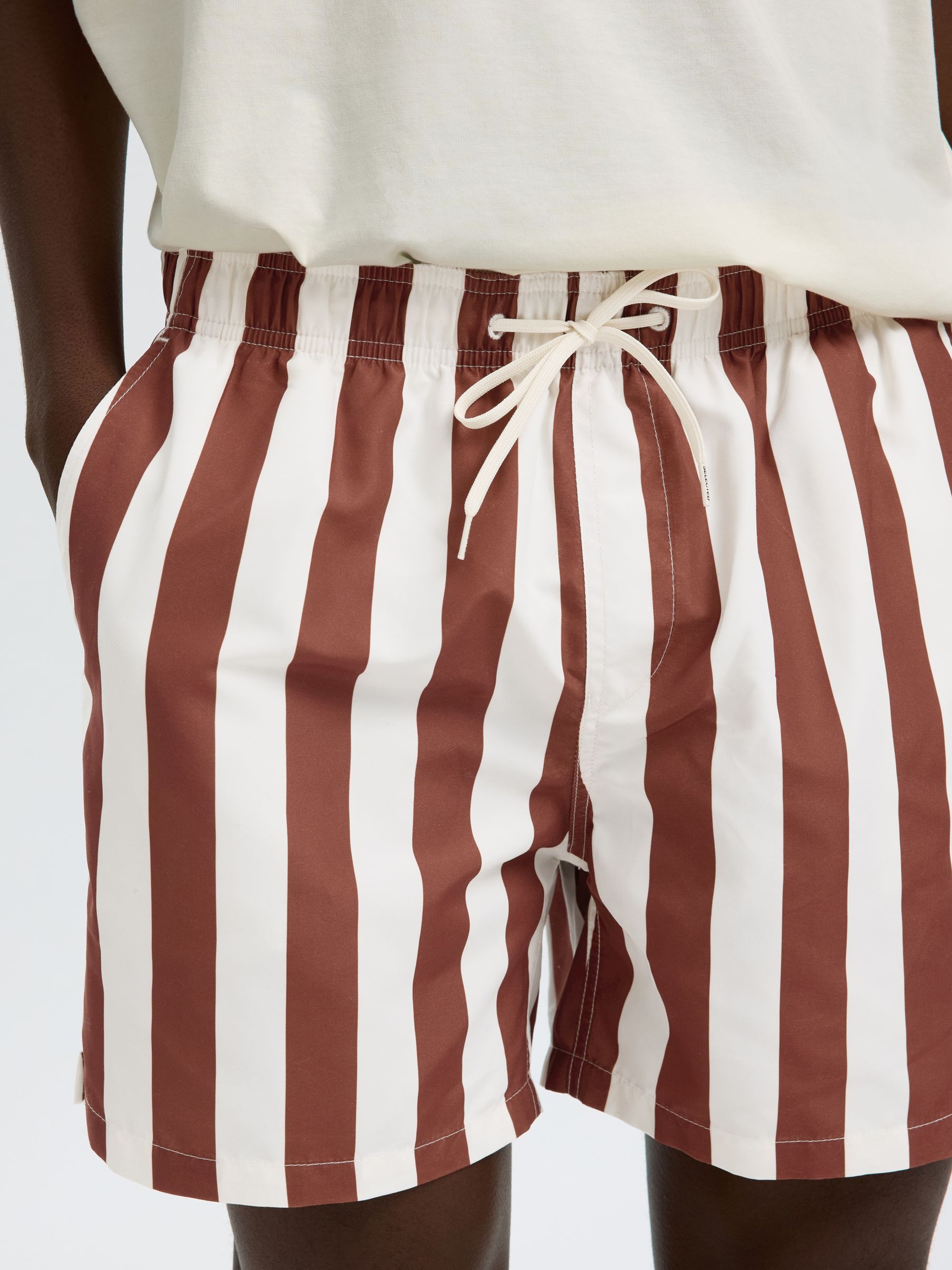 PRINT BADESHORTS, Burnt Henna, highres