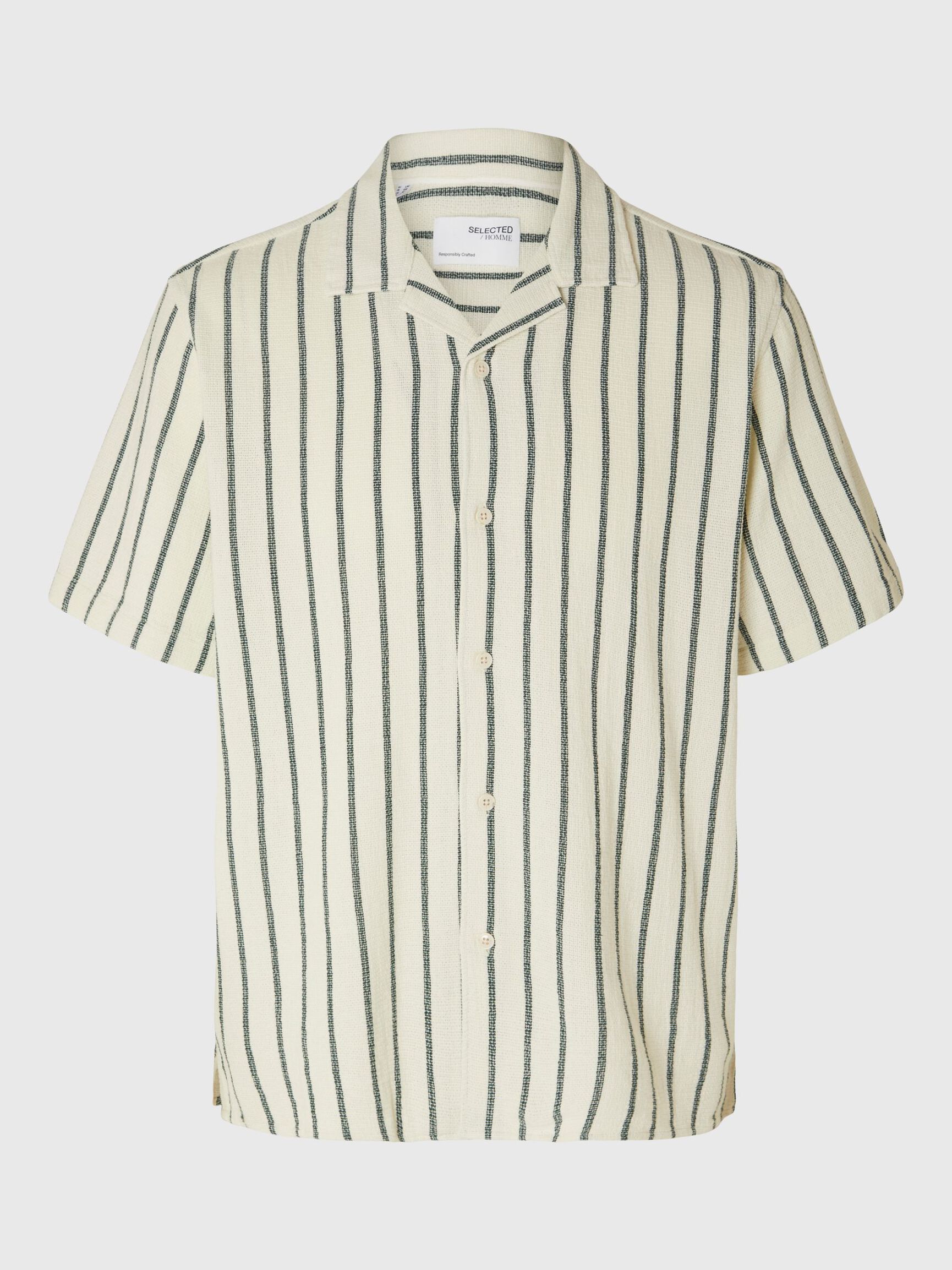 TEJIDO DE ALGODÓN CAMISA DE MANGA CORTA, Eden, highres
