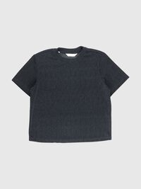 GLITTER SHORT SLEEVED TOP, Black, highres