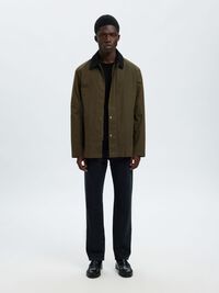 100% COTTON SWEATSHIRT, Black, highres