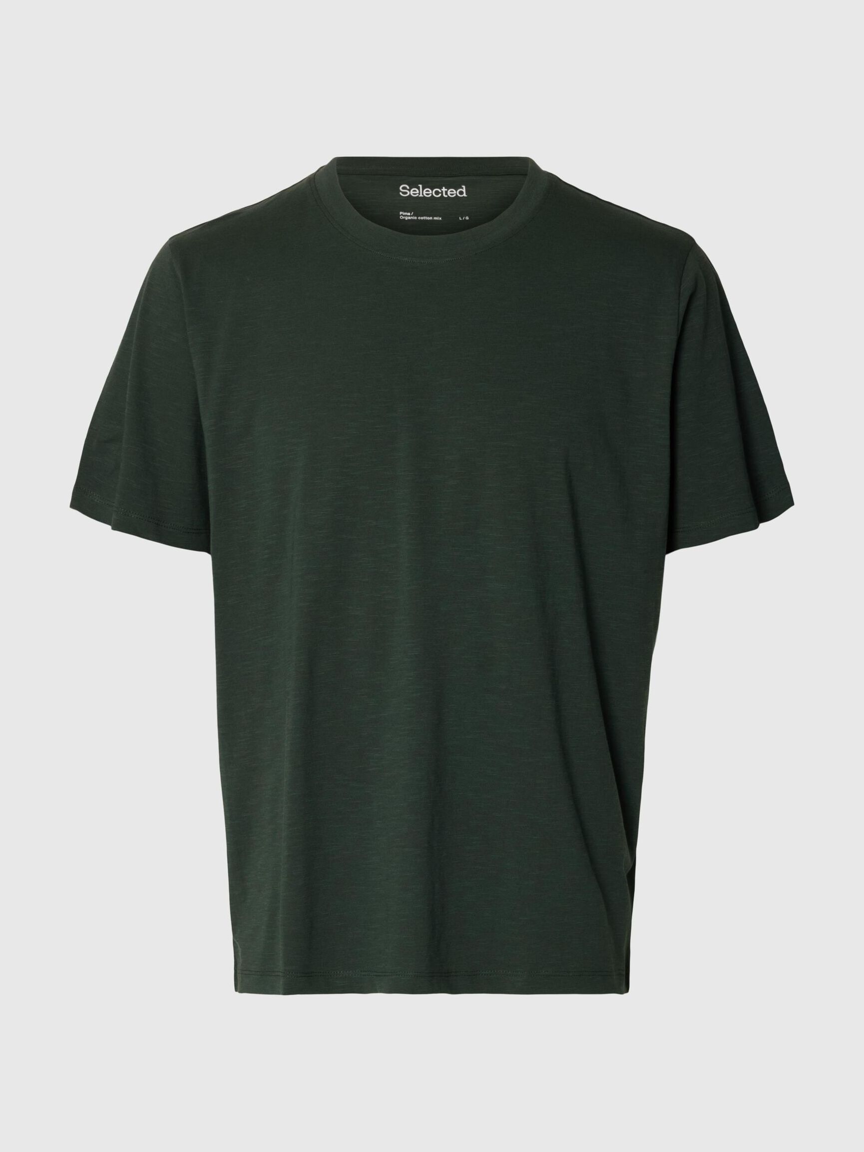 COTON CHINÉ T-SHIRT, Deep Forest, highres