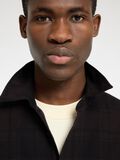 Selected LONG SLEEVED FLANNEL SHIRT, Chocolate Torte, highres - 16095733_ChocolateTorte_1143968_008.jpg