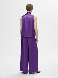 EXTRA WIDE SATIN TROUSERS, Liberty, highres