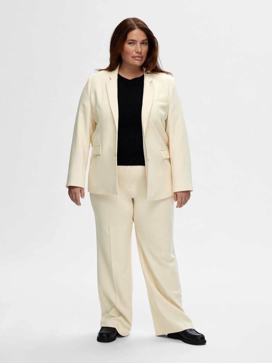 Selected GETAILLEERD ENKELE KNOPENRIJ BREDE REVERS BLAZER, Birch, highres - 16078504_Birch_002.jpg