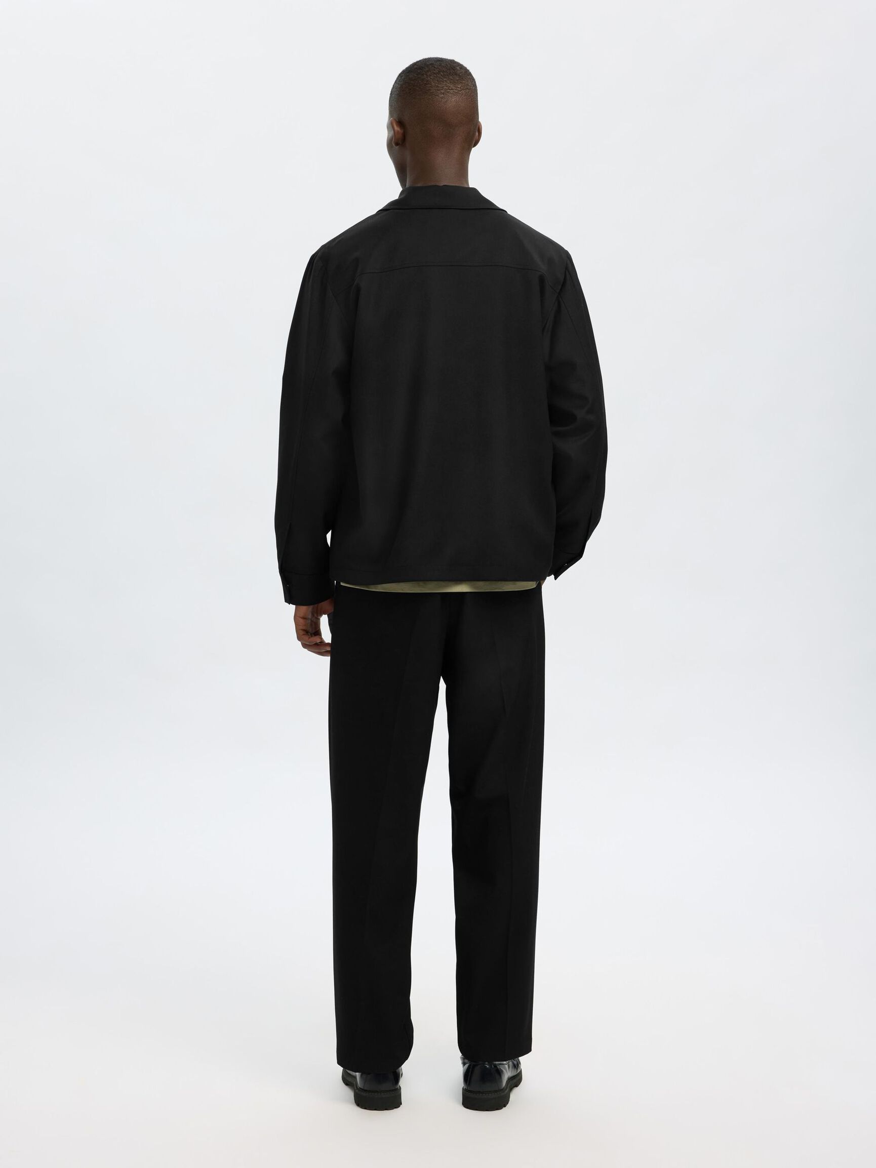 LIGHTWEIGHT SHORT JACKET, Black, highres