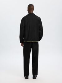 LIGHTWEIGHT SHORT JACKET, Black, highres