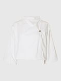 Selected VOLUMINEUS BLOUSE MET 3/4 MOUWEN, Bright White, highres - 16098787_BrightWhite_001.jpg