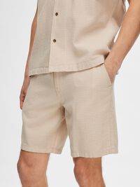 COTTON SHORTS, Oatmeal, highres
