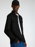 Selected REGULAR FIT OVERSHIRT, Black, highres - 16098110_Black_008.jpg