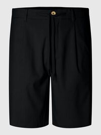 DRAWSTRING SHORTS, Black, highres